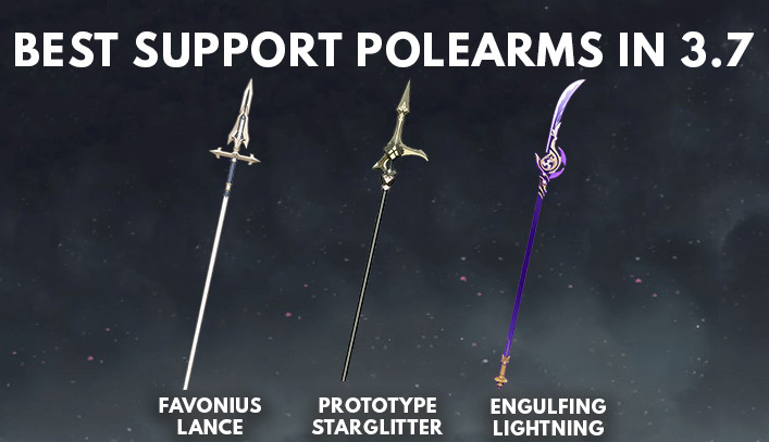 Genshin Impact Best Support Polearms In 3.7 - zilliongamer