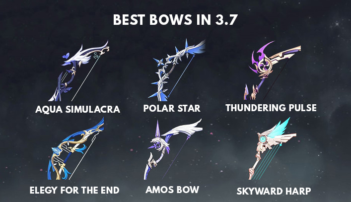 Genshin Impact Best Weapons 3.7 : Bows - zilliongamer