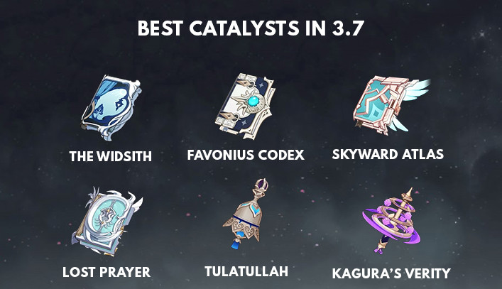 Genshin Impact Best Weapons 3.7 : Catalyst - zilliongamer