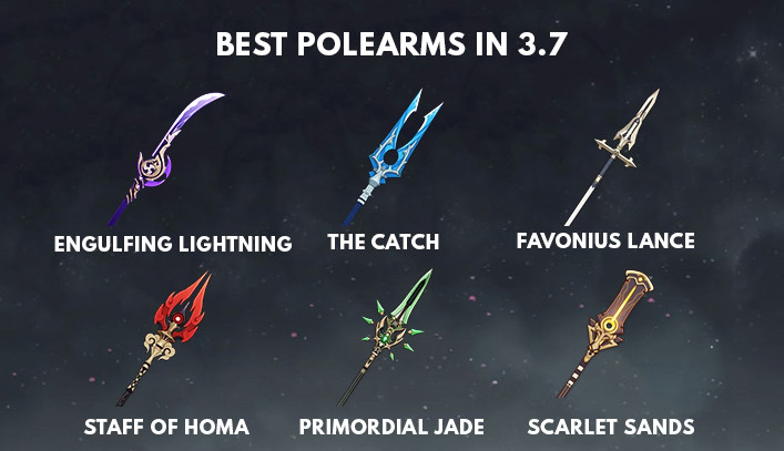 Genshin Impact Best Weapons 3.7 : Polearms - zilliongamer