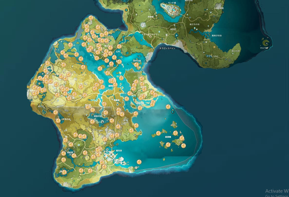 Genshin Impact Interactive Map Genshin Impact Geoculus Locations ...