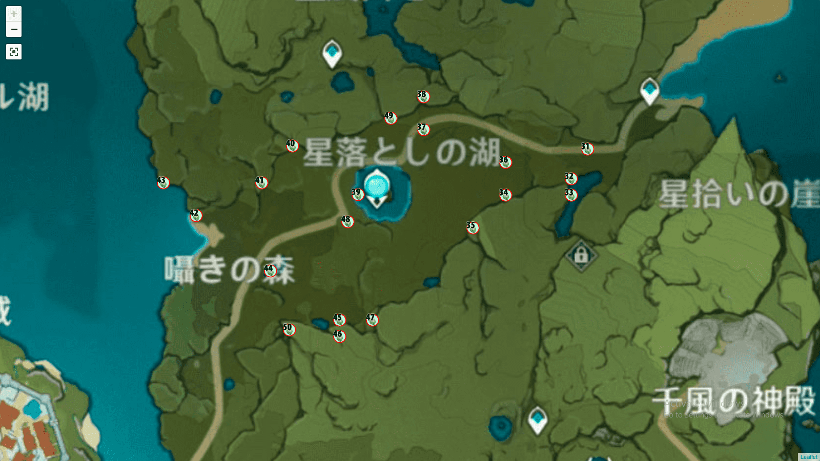Genshin Impact Moonchase Location Map Day 4