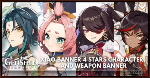 Xiao Banner and Weapon Banner in Genshin Impact 1.3