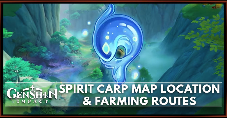 Spirit Carp Location Map & Farm Route | Genshin Impact