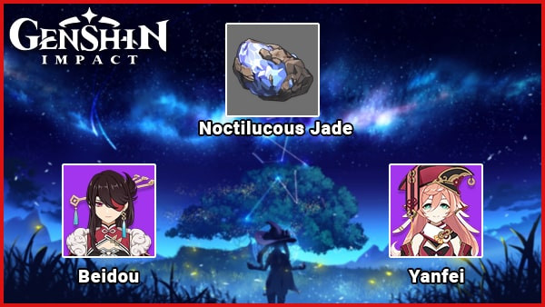 Noctilucous Jade Characters