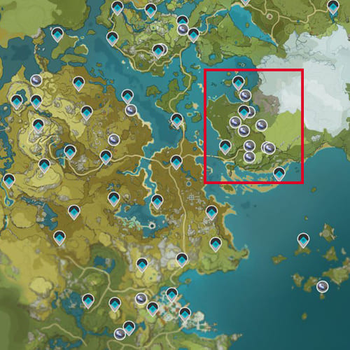Noctilucous Jade location in Genshin Impact - zilliongamer