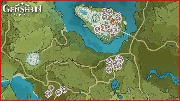 Philanemo Mushroom location in Genshin Impact - zilliongamer