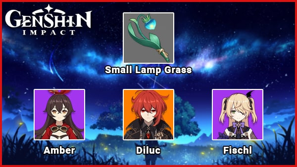Small Lamp Grass Jade Characters