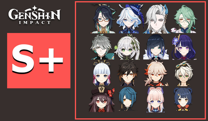Tier S+ | Genshin Impact All Characters Tier List 4.5 - zilliongamer