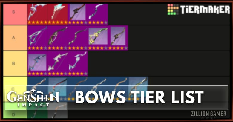 Best Bow in Genshin Impact Tier List