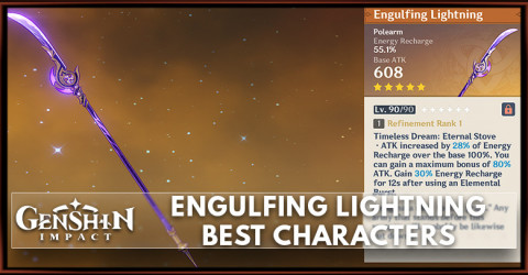 Genshin | Engulfing Lightning Best Character & How to Get | Genshin Impact