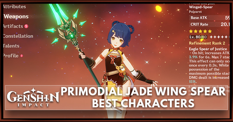 Primordial Jade Winged Spear Best Characters | Genshin Impact