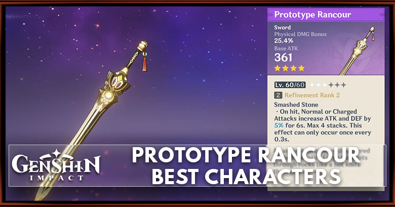 Prototype Rancour Best Characters | Genshin Impact
