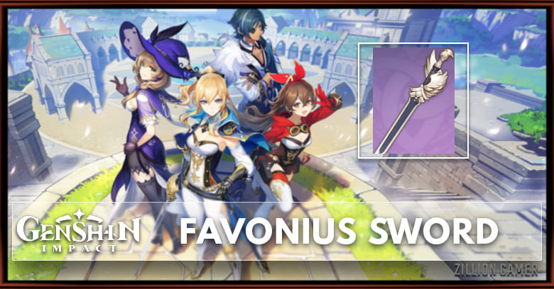 Favonius Sword Stats, Passive Ranks, & Ascension