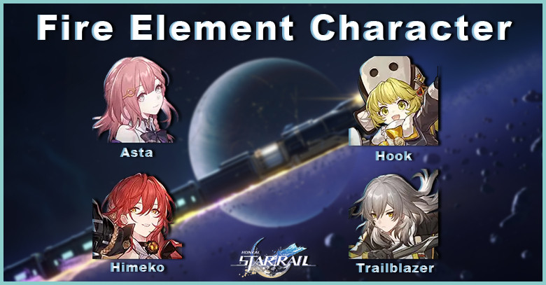 Honkai Rail Star Fire Characters - zilliongamer