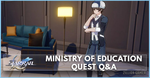 Honkai Star Rail Ministry of Education Quiz Q&A