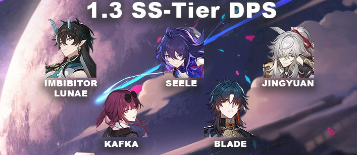 DPS character tier list for Honkai Star Rail 1.3