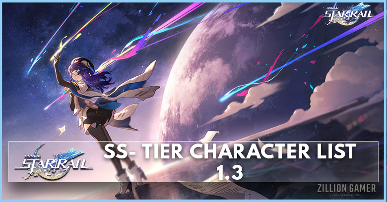 Tank character tier list for Honkai Star Rail version 1.3
