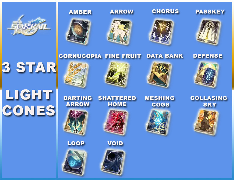 Honkai: Star Rail 3 Star Light Cone - zilliongamer
