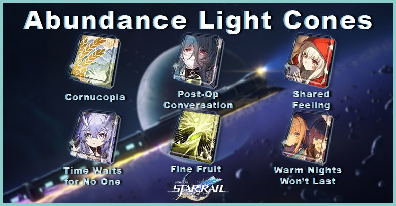 Honkai Rail Star Abundance Light Cones - zilliongamer