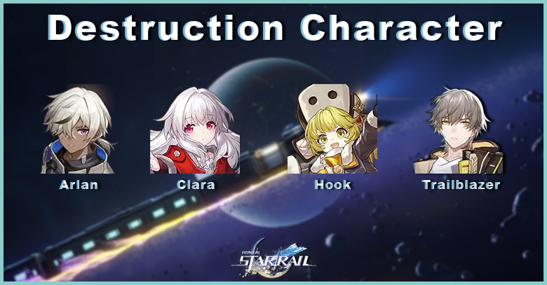 Honkai Rail Star Destruction Characters - zilliongamer