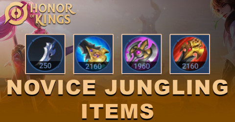 Novice Jungling Items in Honor of Kings Global