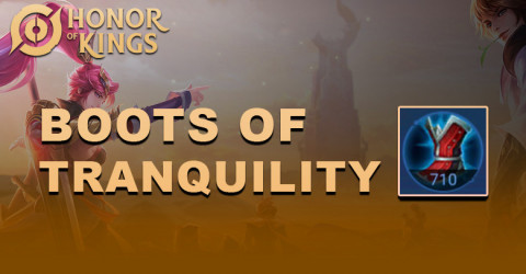 Boots of Tranquility Recipe, Stats, & Passive