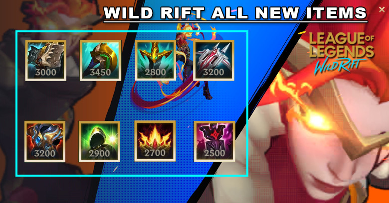 Wild Rift All New Items Update (Patch 4.1)