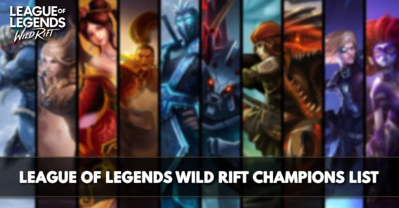 The official list of Champions that will be in Wild Rift #…