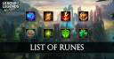 League of Legends Wild Rift Runes List