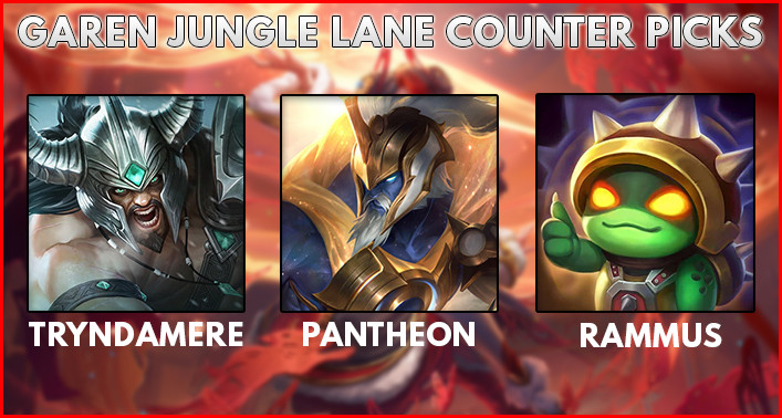 Garen Counter Picks in Jungle Lane Wild Rift - zilliongamer