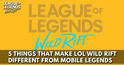 LoL Wild Rift VS Mobile Legends - zilliongamer