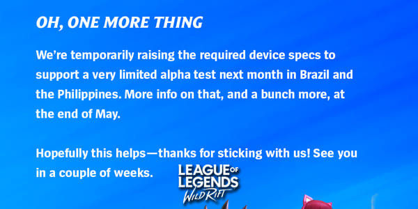 LoL Mobile Limited Alpha Test Release - zilliongamer