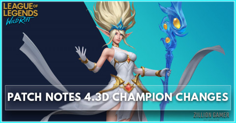 Wild Rift Patch Note 4.3d: Champions Change & New Skins