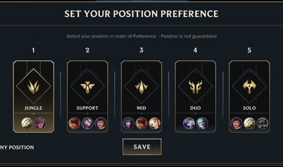 Position Preference | League of Legends Wild Rift - zilliongamer