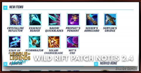 Wild Rift Patch Notes 2.4