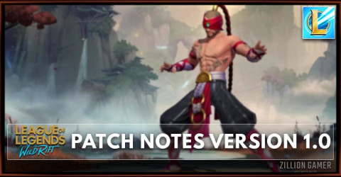 League of Legends Wild Rift Patch Notes 1.0