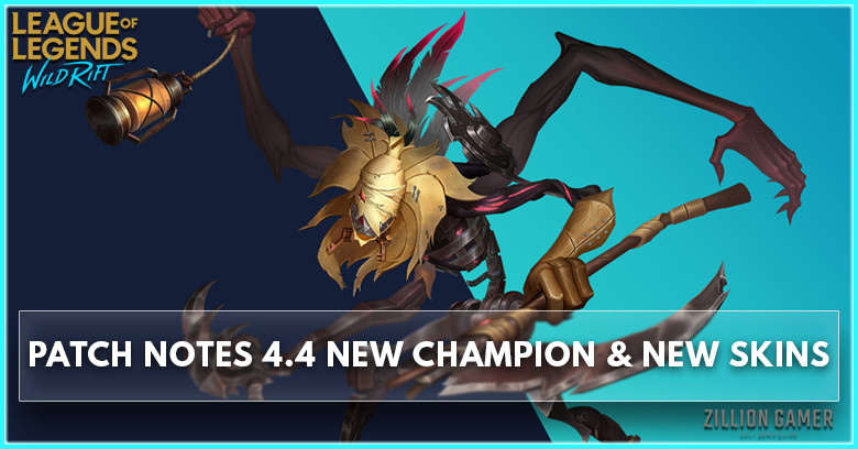 Wild Rift Patch Note 4.4: New Change, New Skins, and New Items