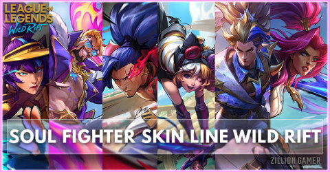 Soul Fighter Skin Line in Wild Rift