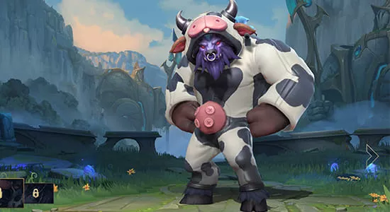 League of Legends Wild Rift Moo Cow Alistar skins - zilliongamer