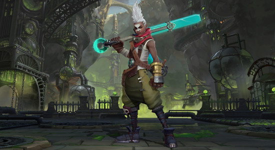 League of Legends Wild Rift Default Ekko skins - zilliongamer