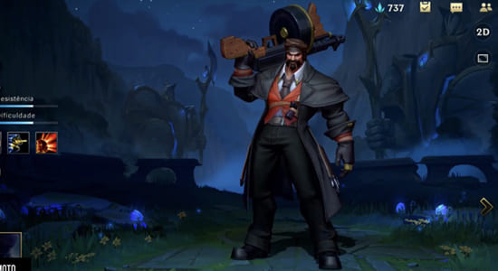 League of Legends Wild Rift Crime City Graves skin - zilliongamer