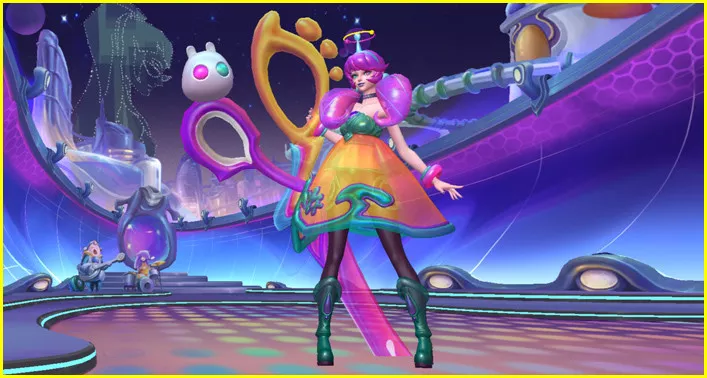 Wild Rift Space Groove Gwen skins - zilliongamer