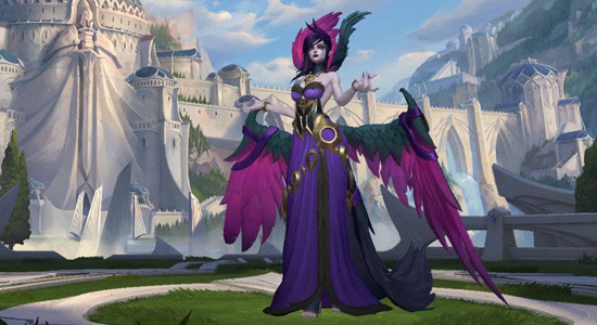 League of Legends Wild Rift Default Morgana skins - zilliongamer