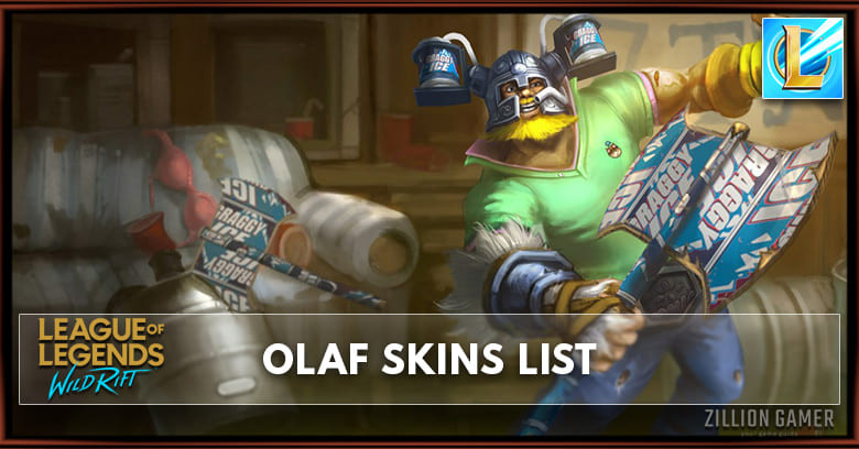 Olaf Skins List in Wild Rift