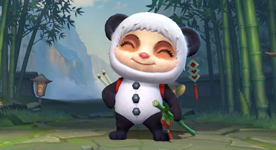 League of Legends Wild Rift Panda Teemo skins - zilliongamer