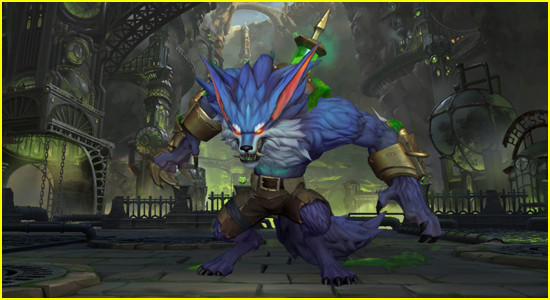 Wild Rift Uncaged Wrath of Zaun Warwick skins - zilliongamer