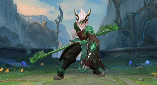 League of Legends Wild Rift Jade Dragon WuKong skin - zilliongamer