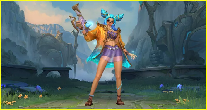 Wild Rift Ocean Song Zeri skins - zilliongamer