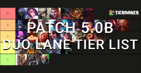 Patch 5.0b Duo Tier List | Wild Rift Patch 5.0b Duo Tier List | Wild Rift